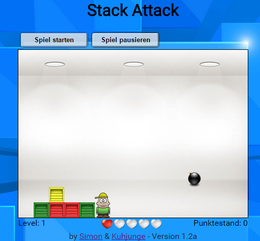 Dieses kleine Browsergame ist in einem Praktikum meines Studiums im letzten Semester entstanden.