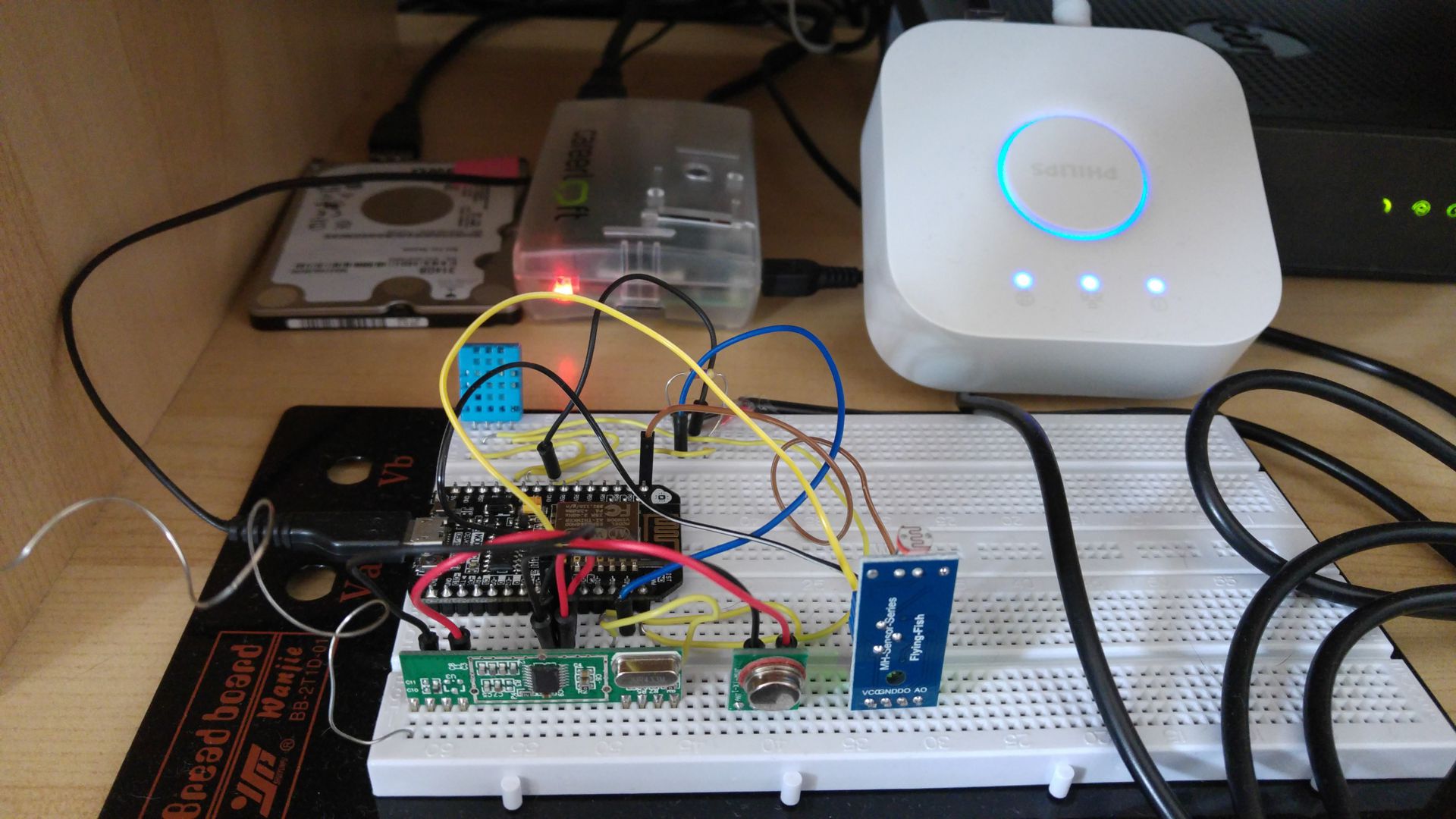 NodeMCU und Philips Hue Bridge